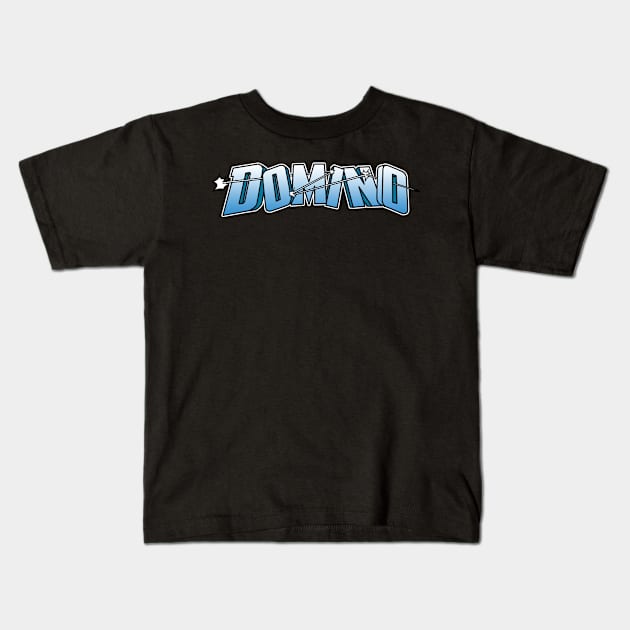 Dominio (Blue) Kids T-Shirt by finnyproductions